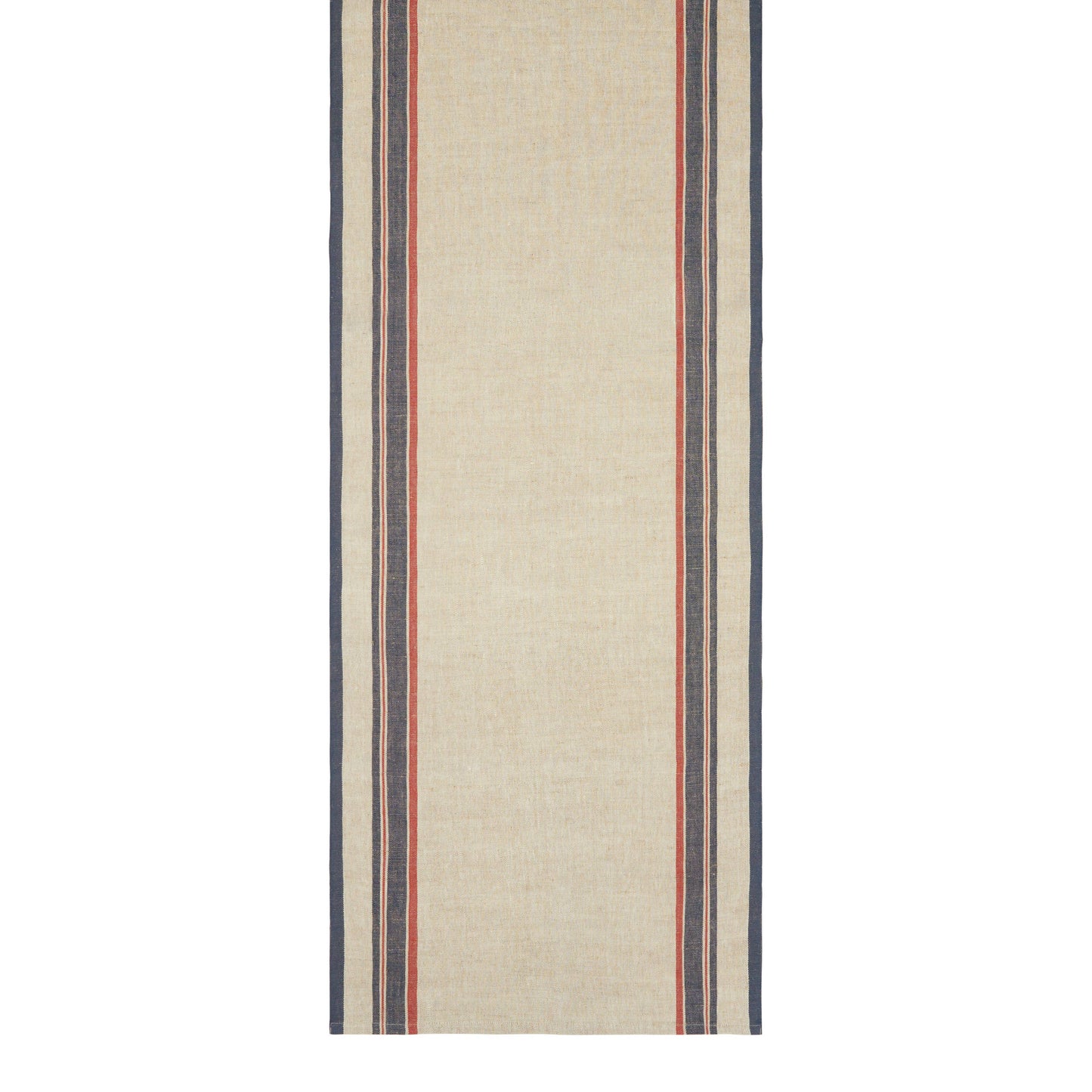 Antibes Natural & Red Table Runner 20x72