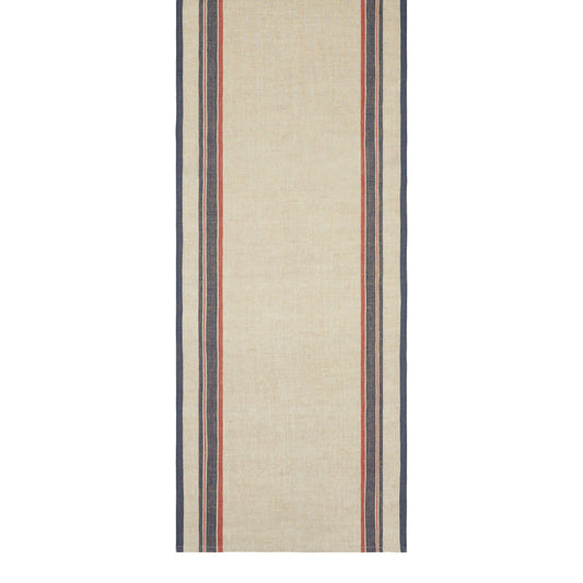 Antibes Natural & Red Table Runner 20x72