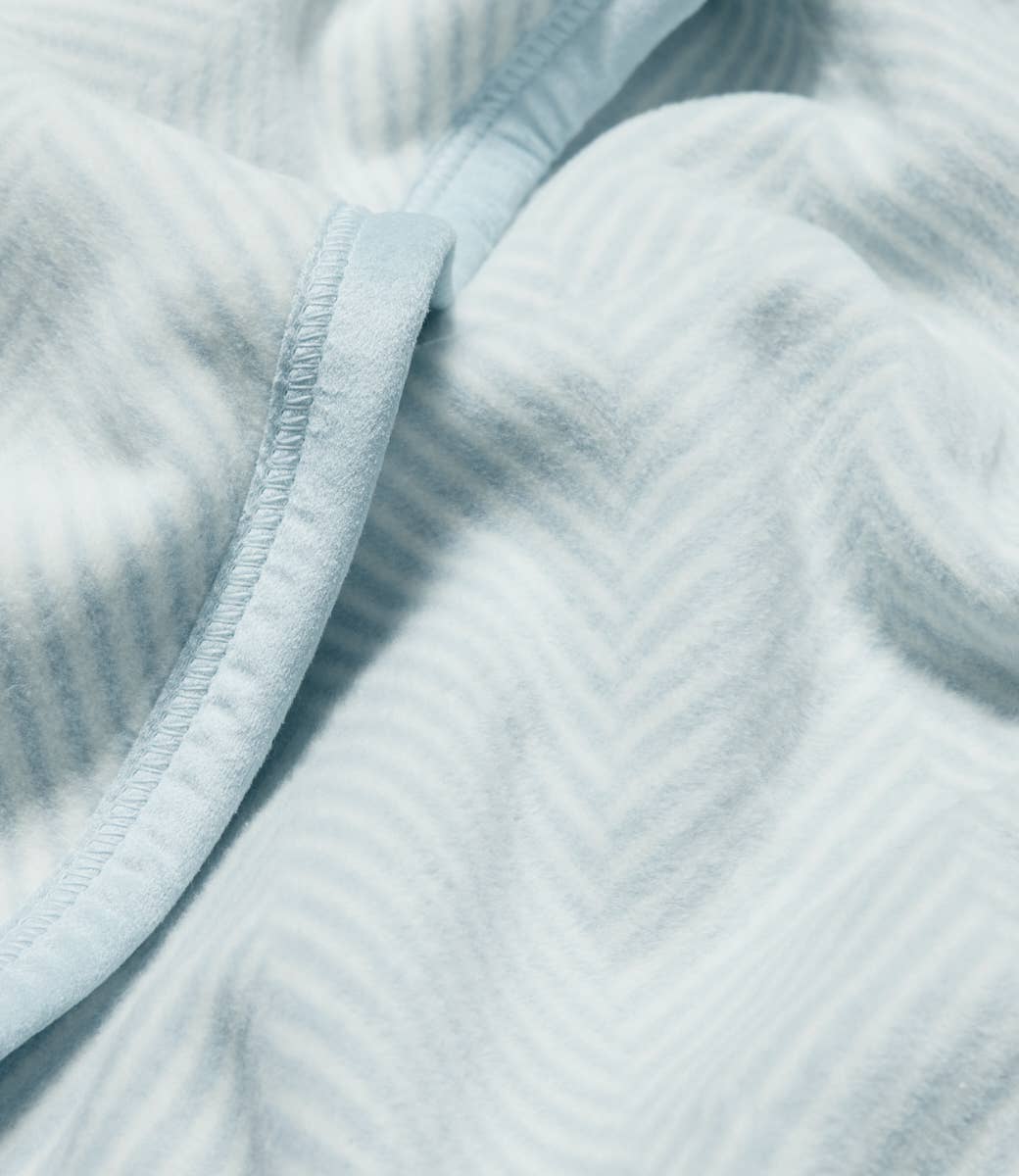 Harborview Herringbone Sky Blanket