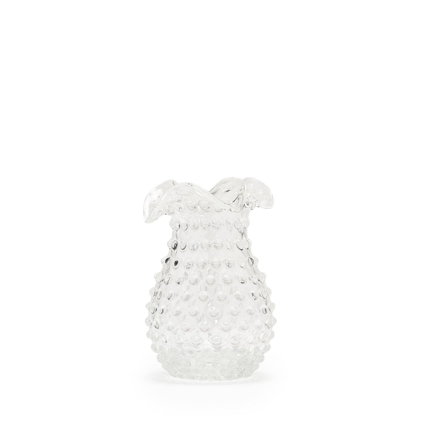 Hobnail Vase | Clear Quartz | Petal | Bohemian Crystal