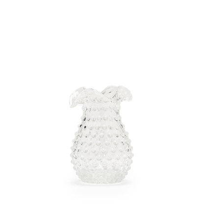 Hobnail Vase | Clear Quartz | Petal | Bohemian Crystal