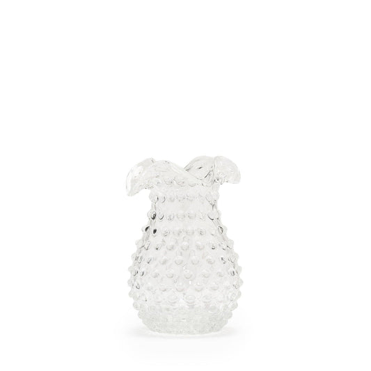 Hobnail Vase | Clear Quartz | Petal | Bohemian Crystal