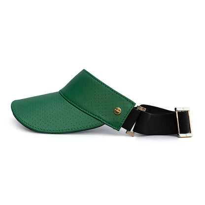 Chic Leather Performance Visor