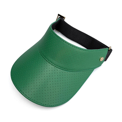 Chic Leather Performance Visor
