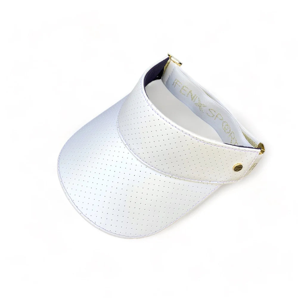 Chic Leather Performance Visor